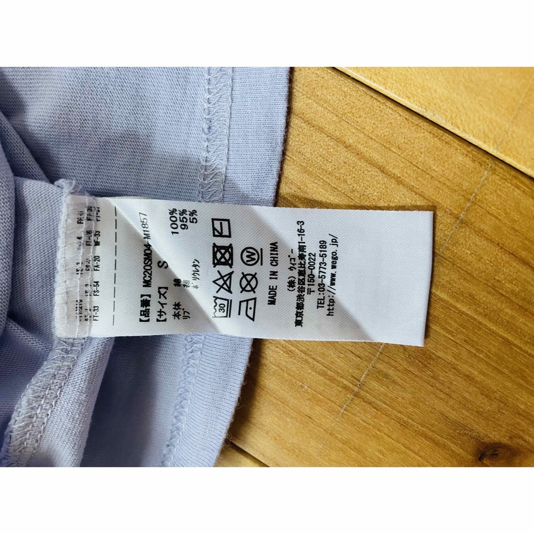 WEGO(ウィゴー)のWEGO*KANGOLバックプリントTシャツ レディースのトップス(Tシャツ(半袖/袖なし))の商品写真