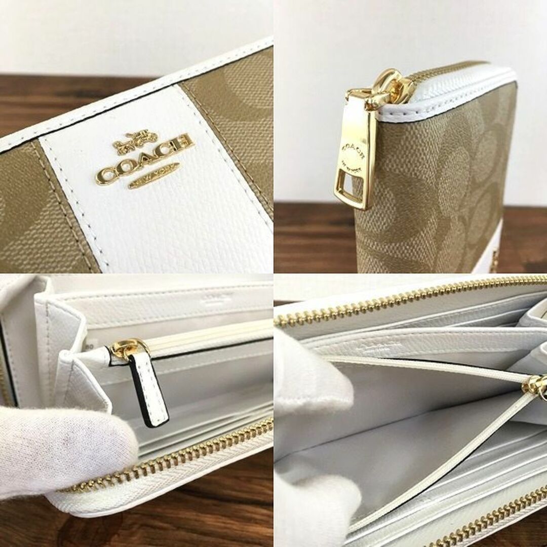 未使用品 COACH ジップウォレット F52859 117