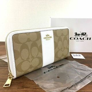 未使用品 COACH ジップウォレット F52859 117