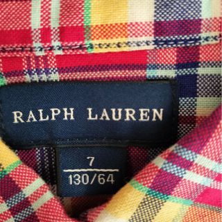 ラルフローレン(Ralph Lauren)のラルフ・ローレン　シャツ　子供　女の子　110 （サイズ︰7  130/64）(Tシャツ/カットソー)