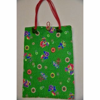 コットン刺し子トートバッグ　ハンドメイド　手刺し　1点モノ①(トートバッグ)