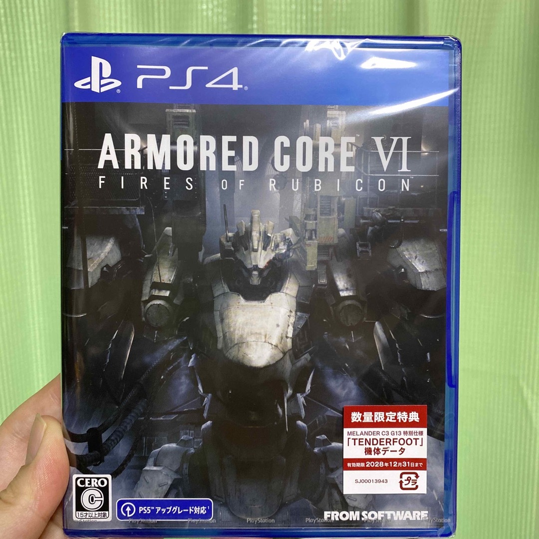 PlayStation4(プレイステーション4)のARMORED CORE VI FIRES OF RUBICON（アーマード・コ エンタメ/ホビーのゲームソフト/ゲーム機本体(家庭用ゲームソフト)の商品写真