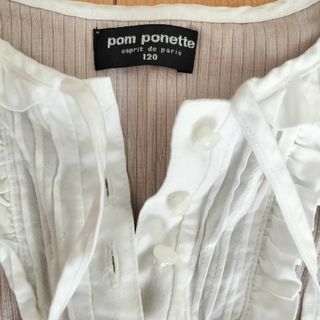 ポンポネット(pom ponette)の子供服　女の子　120　ロングTシャツ(Tシャツ/カットソー)