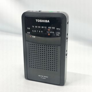 トウシバ(東芝)の東芝 ワイドFM/AMラジオポケットラジオ TY-APR4-K(ラジオ)