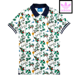 アディダス(adidas)のアディダス オリジナルス ポロシャツ 花鳥風月 ジャージ Tシャツ 花柄 ゴルフ(ポロシャツ)