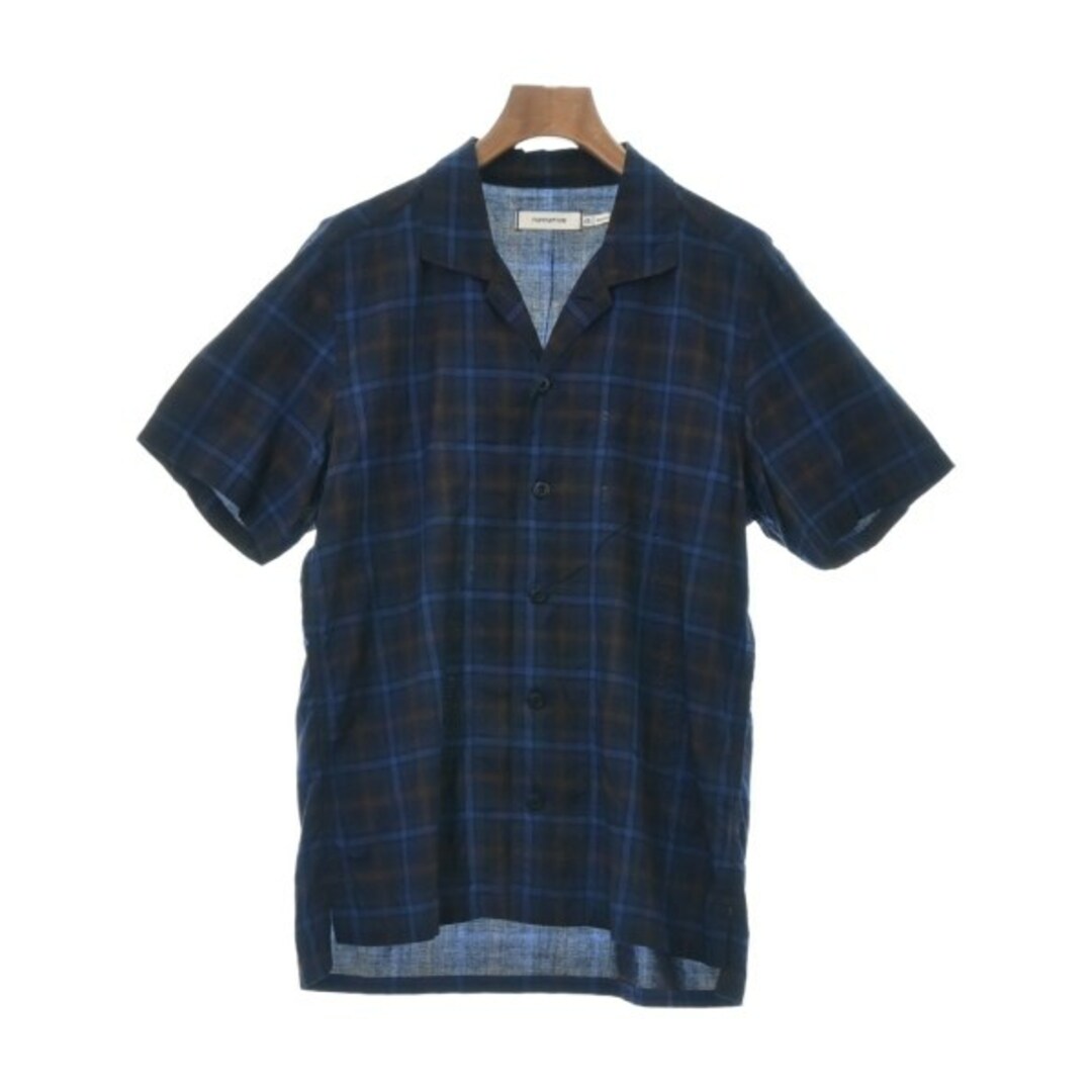 nonnative(ノンネイティブ)のnonnative カジュアルシャツ 0(XS位) 紺x青x茶等(チェック) 【古着】【中古】 メンズのトップス(シャツ)の商品写真