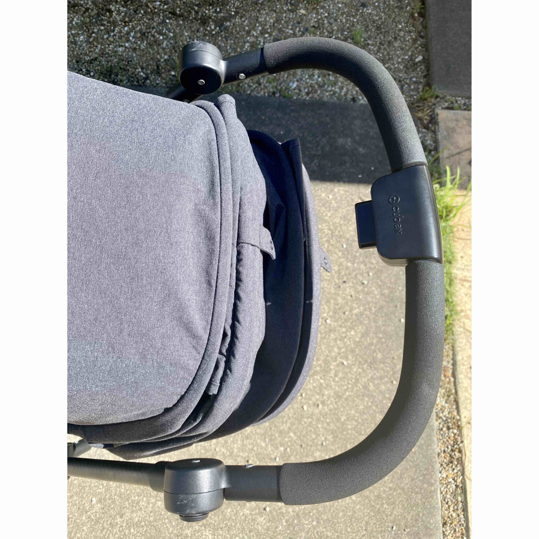 cybex MELIO CARBON ベビーカー　レインカバー付 4