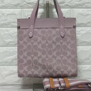 コーチ(COACH)のCOACH コーチ トートバッグ 新作 パープル ラベンダー ショルダー(トートバッグ)