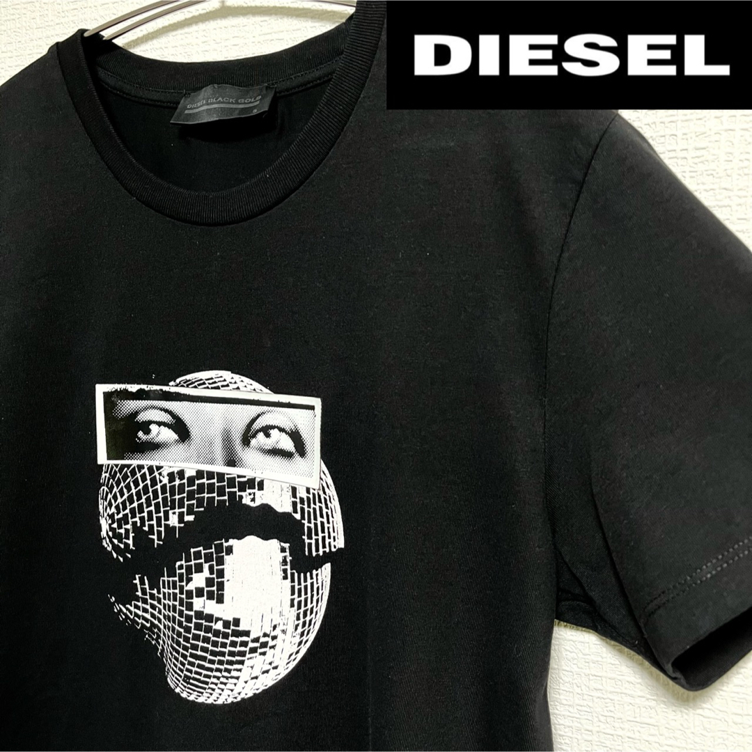 【新品】DIESEL ディーゼル⑥美女とミラーボール フロントプリントTシャツ