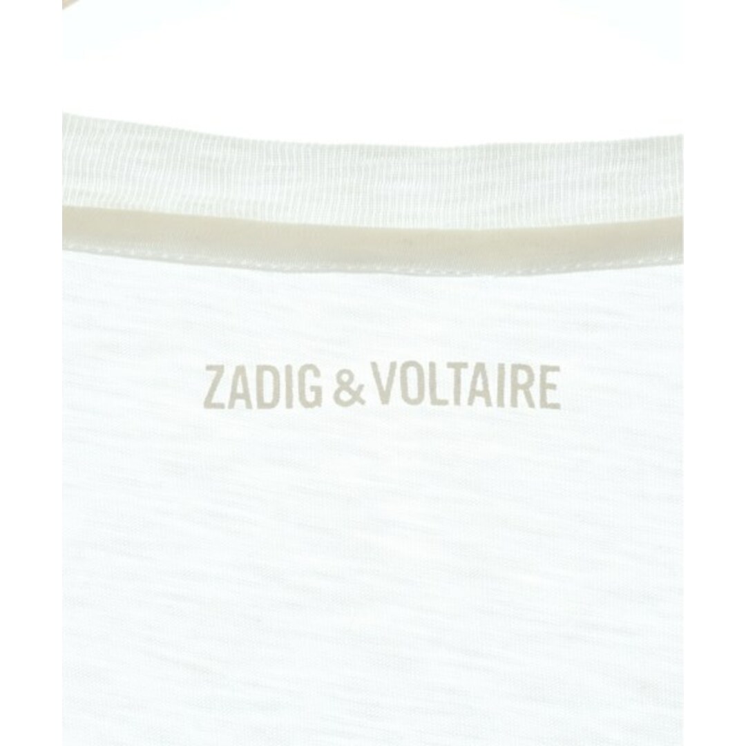 Zadig&Voltaire(ザディグエヴォルテール)のZADIG & VOLTAIRE Tシャツ・カットソー XS 白 【古着】【中古】 レディースのトップス(カットソー(半袖/袖なし))の商品写真