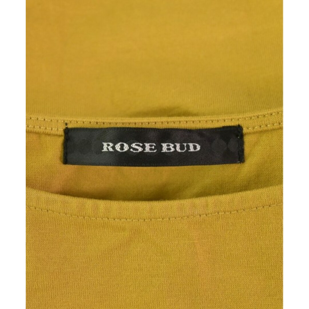 ROSE BUD(ローズバッド)のROSE BUD ローズバット ノースリーブ F 黄 【古着】【中古】 レディースのトップス(タンクトップ)の商品写真
