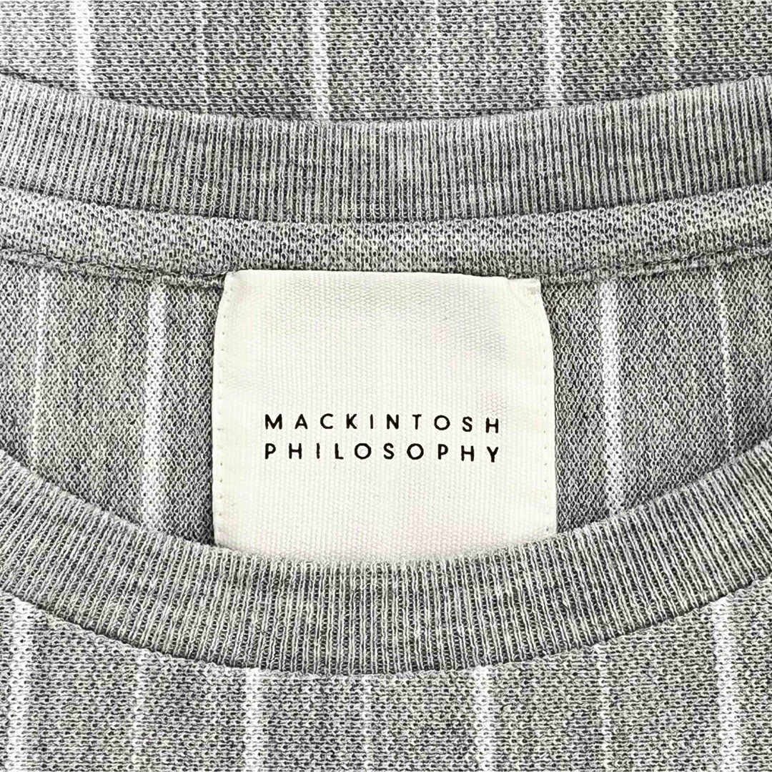 MACKINTOSH PHILOSOPHY(マッキントッシュフィロソフィー)の【新品】MACKINTOSH PHILOSOPHY大人シックピケ素材ロゴTシャツ メンズのトップス(Tシャツ/カットソー(半袖/袖なし))の商品写真