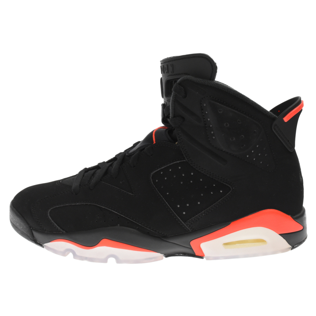 320センチワイズNIKE ナイキ AIR JORDAN 6 RETRO OG BLACK INFRARED 384664-060 エアジョーダン6 OG ブラック インフラレッド ハイカットスニーカー US11.5/29.5cm ブラック