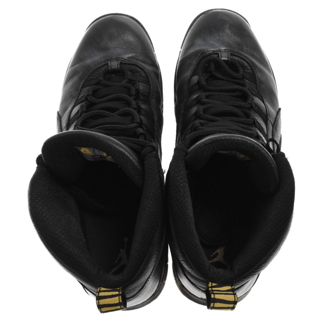 NIKE(ナイキ)のNIKE ナイキ AIR JORDAN 10 RETRO NEW YORK CITY 310805-012 エアジョーダン 10 レトロ ニューヨーク シティ ハイカットスニーカー US12/30cm ブラック メンズの靴/シューズ(スニーカー)の商品写真