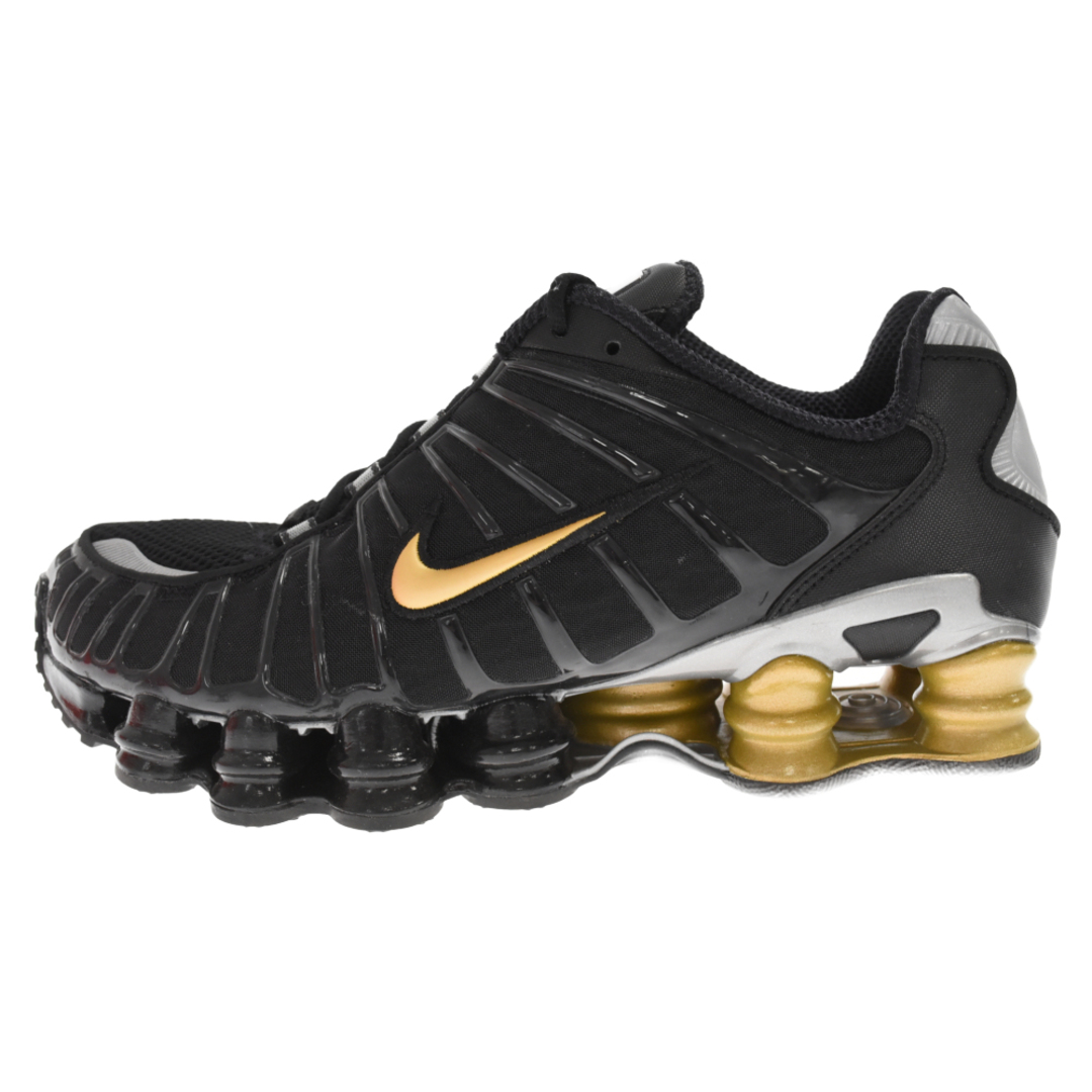 28センチワイズNIKE ナイキ SHOX TL NEYMAR JR. ショックス ローカットスニーカー ブラック/ゴールド US7.5/25.5cm BV1388-001