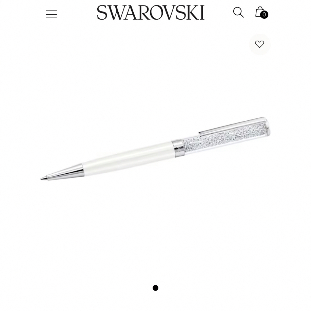 SWAROVSKI(スワロフスキー)のスワロフスキー　ボールペン　 インテリア/住まい/日用品の文房具(ペン/マーカー)の商品写真