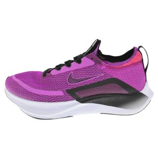 ナイキ(NIKE)のNIKE ナイキ ZOOM FLY4 ズームフライ 4 ローカットスニーカー パープル US6/23cm レディース CT2401-501(スニーカー)