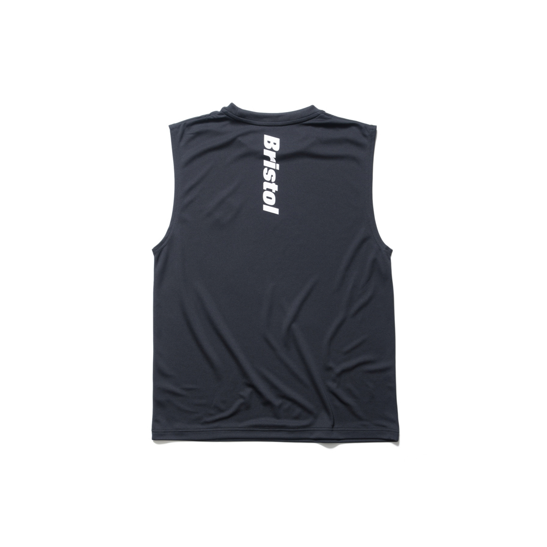 F.C.R.B.(エフシーアールビー)のS FCRB 23AW NO SLEEVE TRAINING TOP BLACK メンズのトップス(タンクトップ)の商品写真