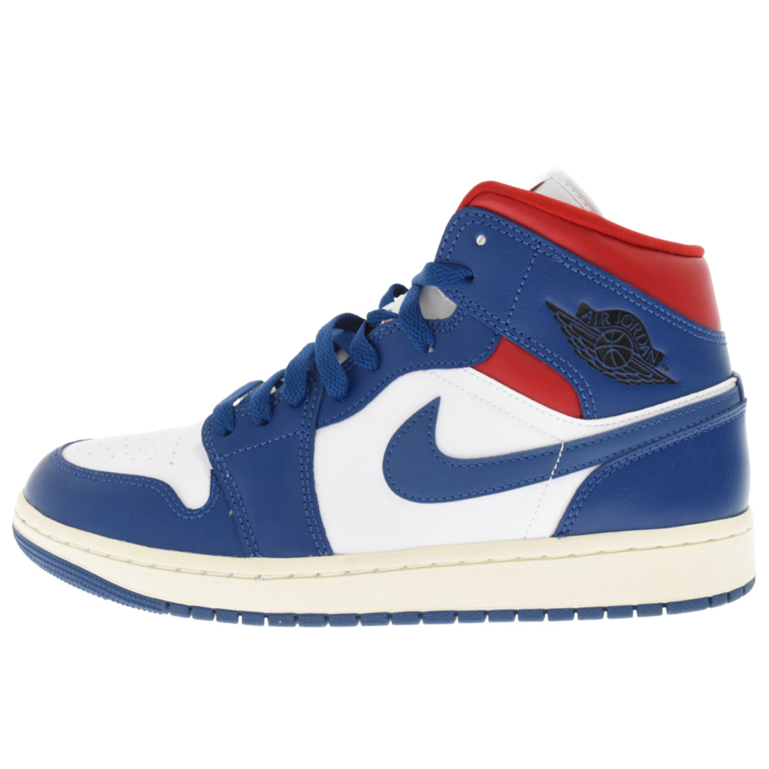 NIKE ナイキ WMNS AIR JORDAN 1 MID FRENCH BLUE エアジョーダン1 ミッドフレンチ ブルー ミッドカットスニーカー US10.5/27.5cm BQ6472-14629センチワイズ