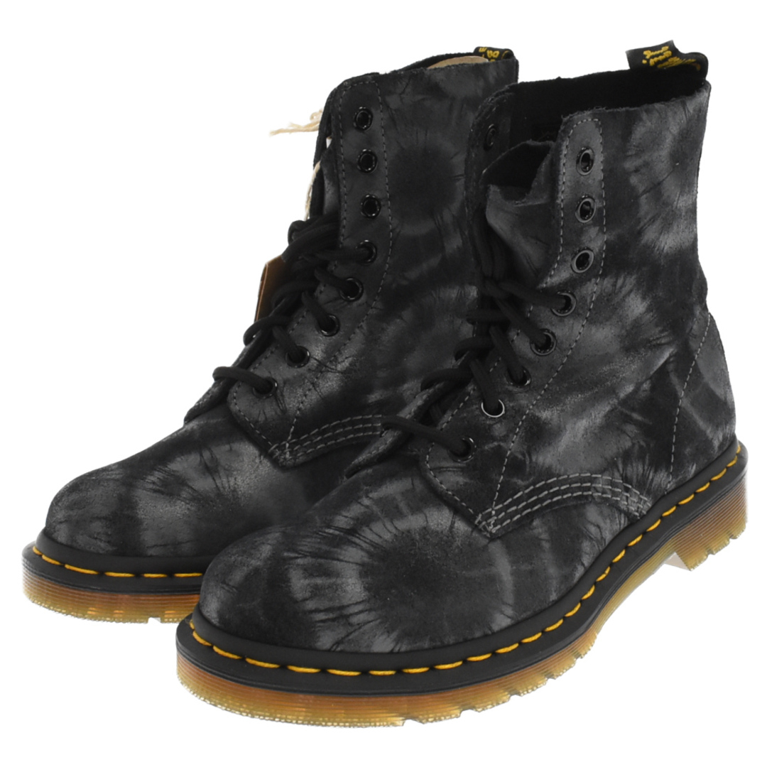 Dr.Martens ドクターマーチン 1460PASCAL TIE PAINTED SUEDE タイダイ ペインテッド スエード 8ホール レザーハイカットブーツ ブラック UK5 26406001 2