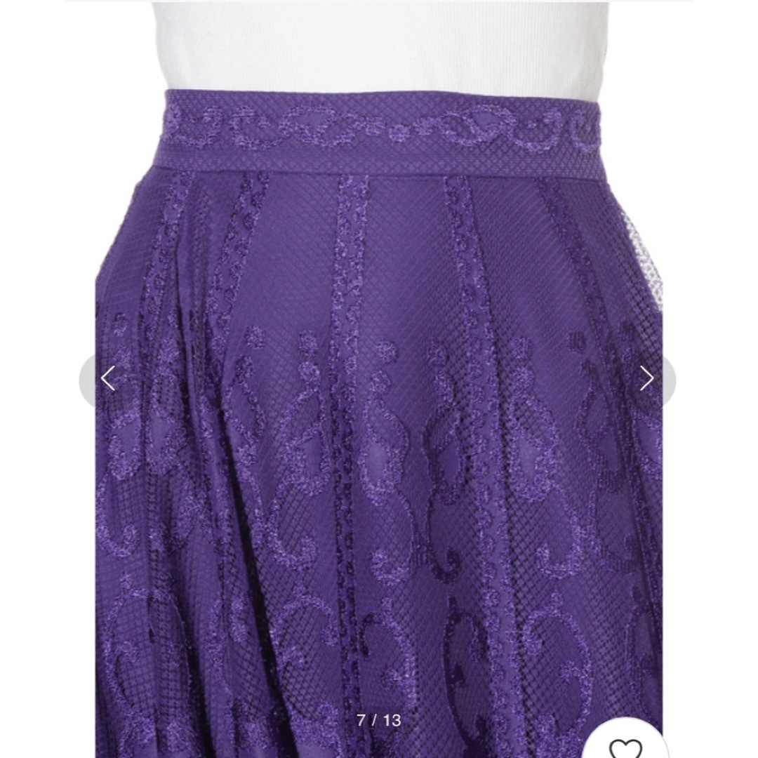 FRAY I.D(フレイアイディー)のフレイアイディー　パネルジャガードスカート レディースのスカート(ひざ丈スカート)の商品写真
