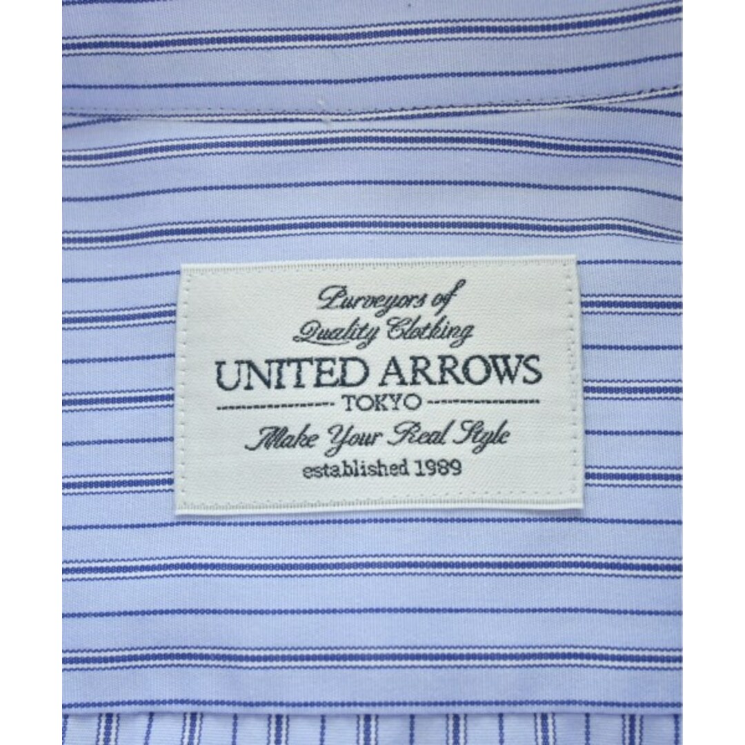 UNITED ARROWS(ユナイテッドアローズ)のUNITED ARROWS カジュアルシャツ 38(S位) 青(ストライプ) 【古着】【中古】 メンズのトップス(シャツ)の商品写真