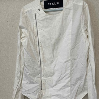 TACASi コットンライダースシャツジャケットの通販 by alsoinfo8 ｜ラクマ