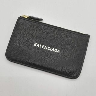 バレンシアガ(Balenciaga)の【美品】バレンシアガ フラグメントケース エブリデイ コインケース レザー 黒(コインケース/小銭入れ)