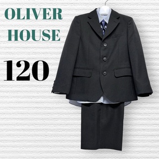 【美品】oliver house オリバーハウス スーツ上下 男の子 ブラック