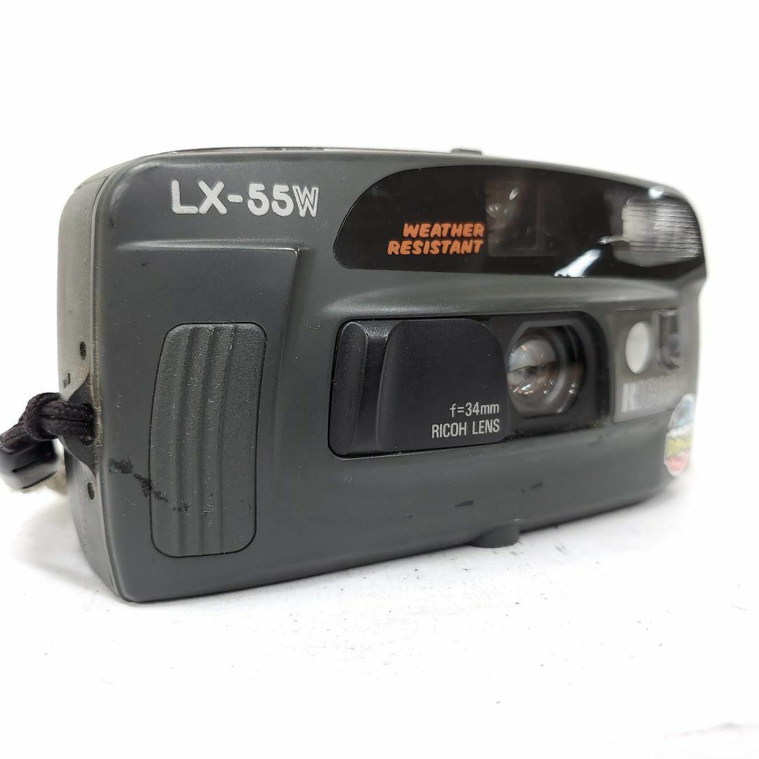 完動整備品 リコー LX-55W コンパクトフィルムカメラ ストロボ シャッター