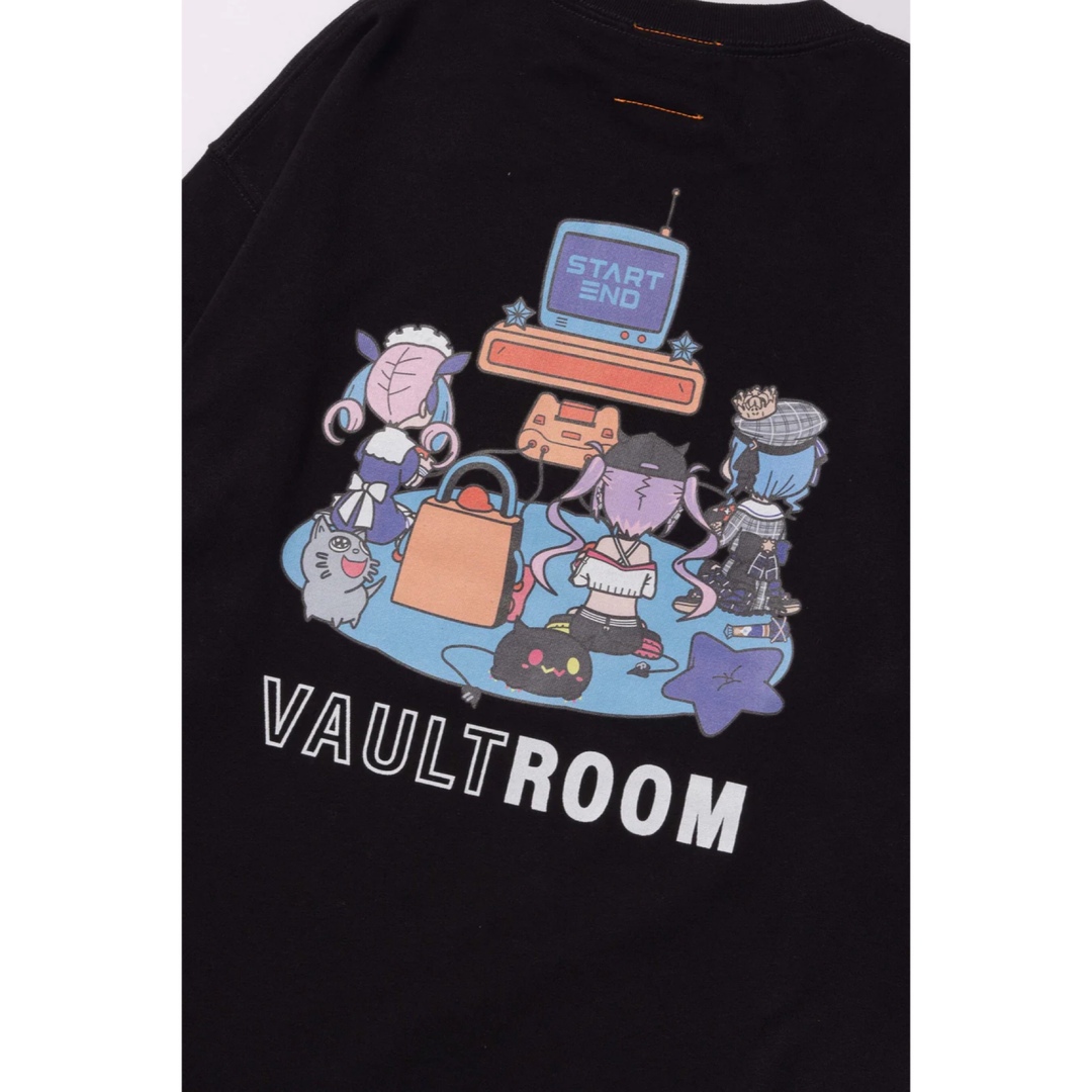 vaultroom FISHING TEE / BLK