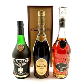 カミュ(カミュ)の3本 カミュ ナポレオン エクストラ グランマルキ VSOP XO コニャック 700ml(ブランデー)