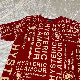 ヒステリックグラマー(HYSTERIC GLAMOUR)の【超希少デザイン】ヒステリックグラマー ヒスガール 総柄 入手困難 Tシャツ M(Tシャツ/カットソー(半袖/袖なし))