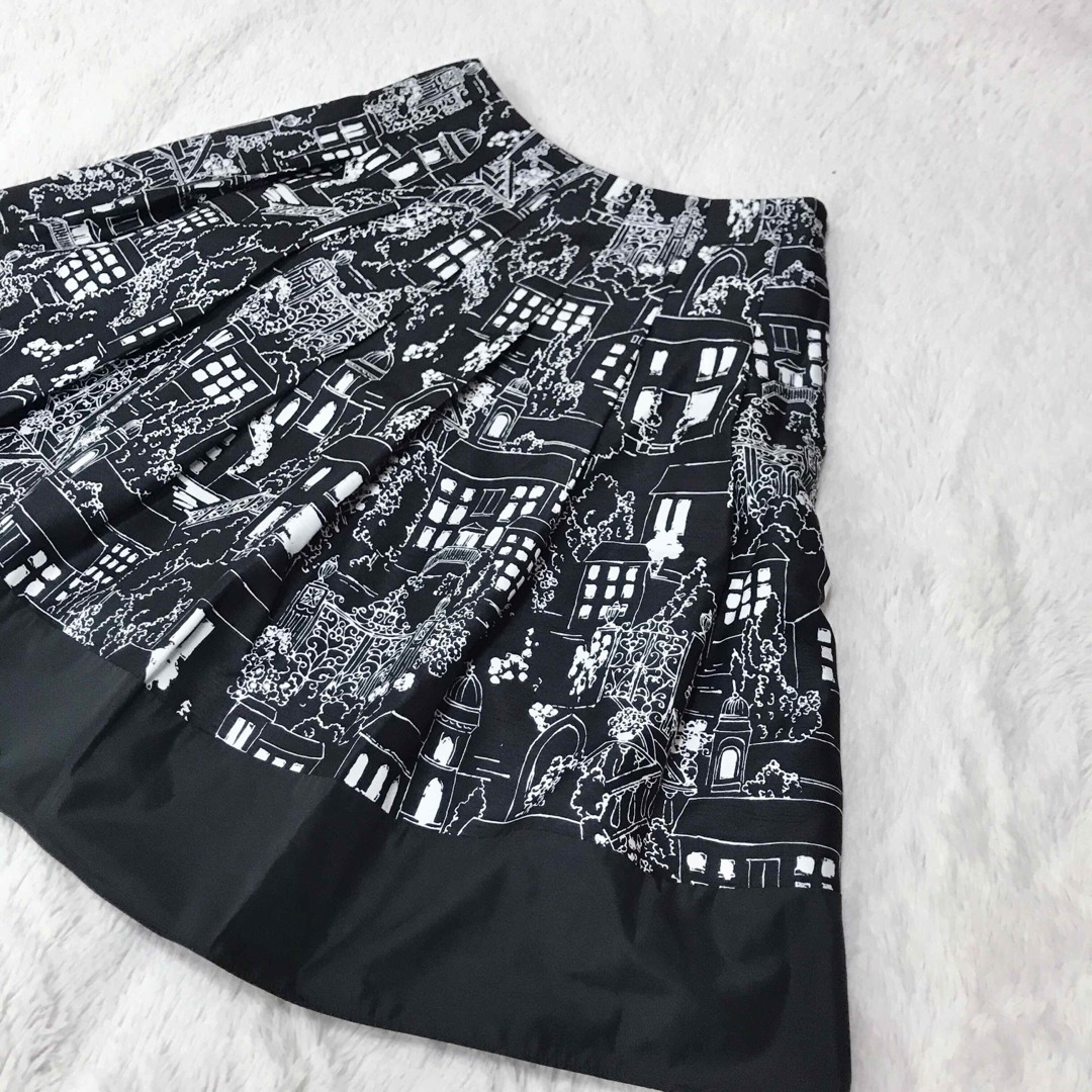 M'S GRACY - 大きいサイズ 美品 エムズグレイシー スカート 街並み