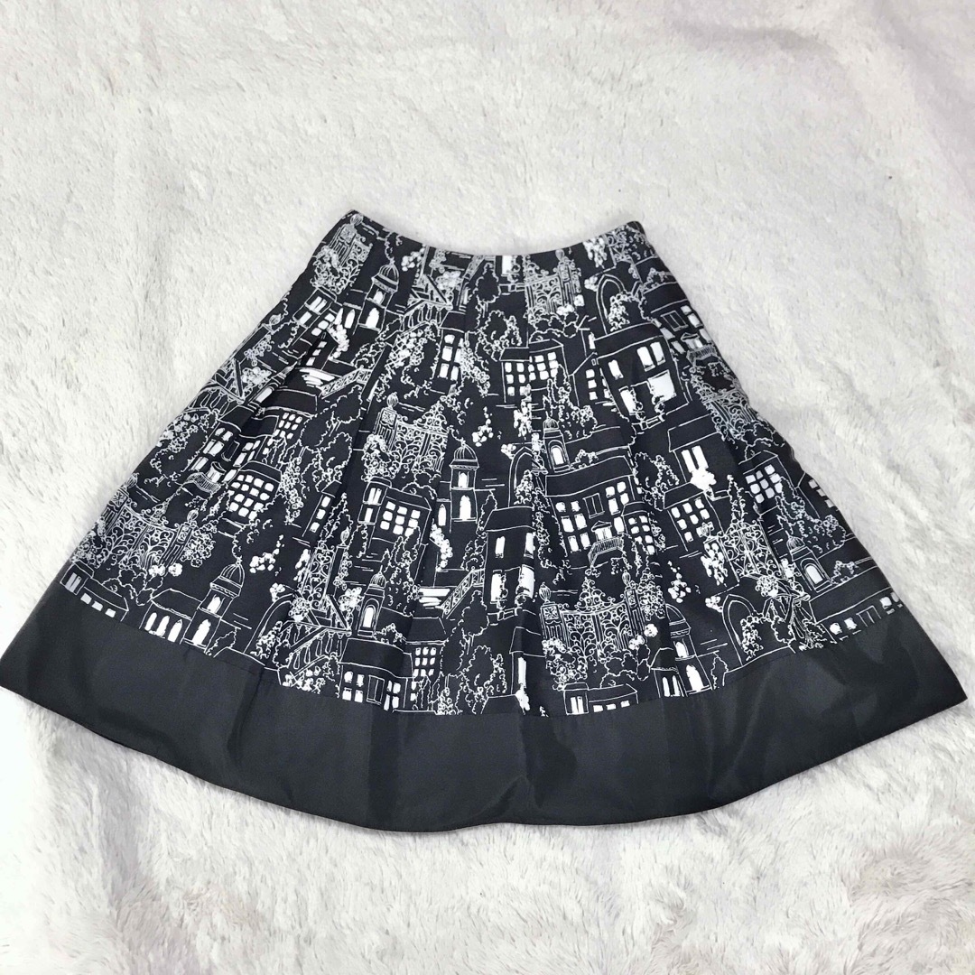 M'S GRACY - 大きいサイズ 美品 エムズグレイシー スカート 街並み