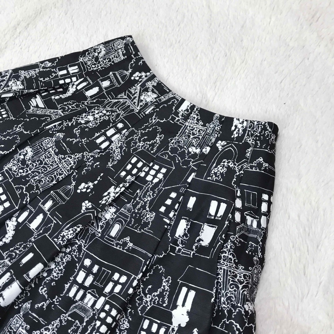 M'S GRACY - 大きいサイズ 美品 エムズグレイシー スカート 街並み