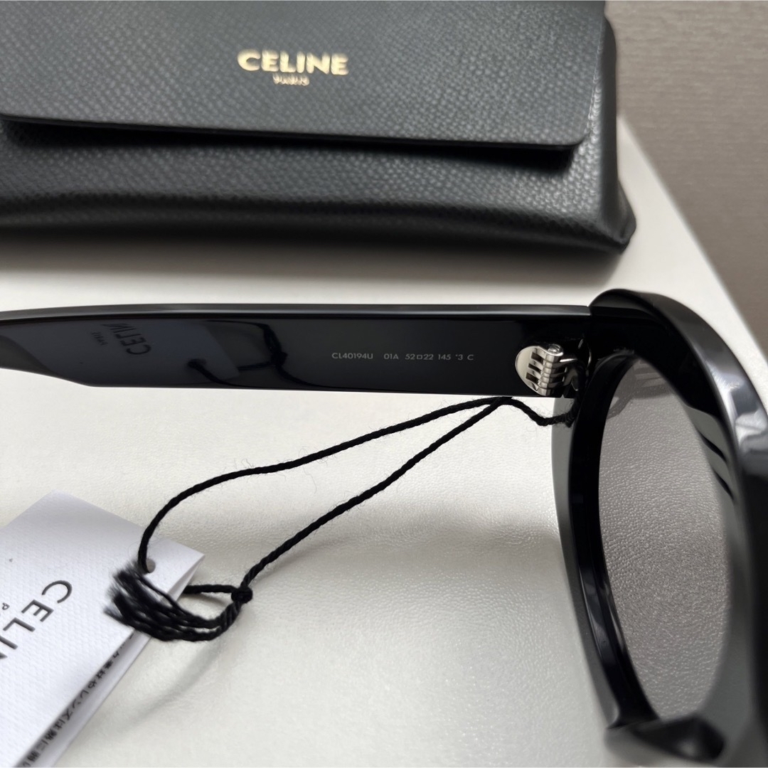 確実正規品 CELINE トリオンフ サングラス 01 アセテート ブラック