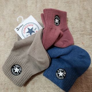 コンバース(CONVERSE)のCONVERSEコンバースショートソックス23~25㎝3足セット(ソックス)