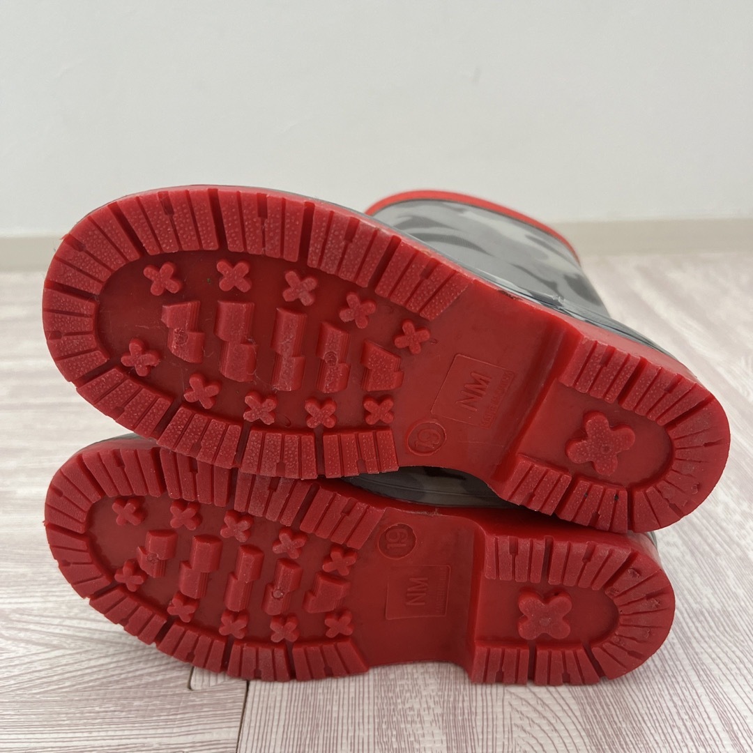 【キッズ】長靴19㎝ キッズ/ベビー/マタニティのキッズ靴/シューズ(15cm~)(長靴/レインシューズ)の商品写真