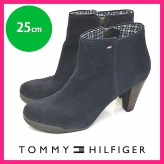 トミーヒルフィガー(TOMMY HILFIGER)の美品♪トミー ヒルフィガー ショートブーツ 25cm(ブーツ)