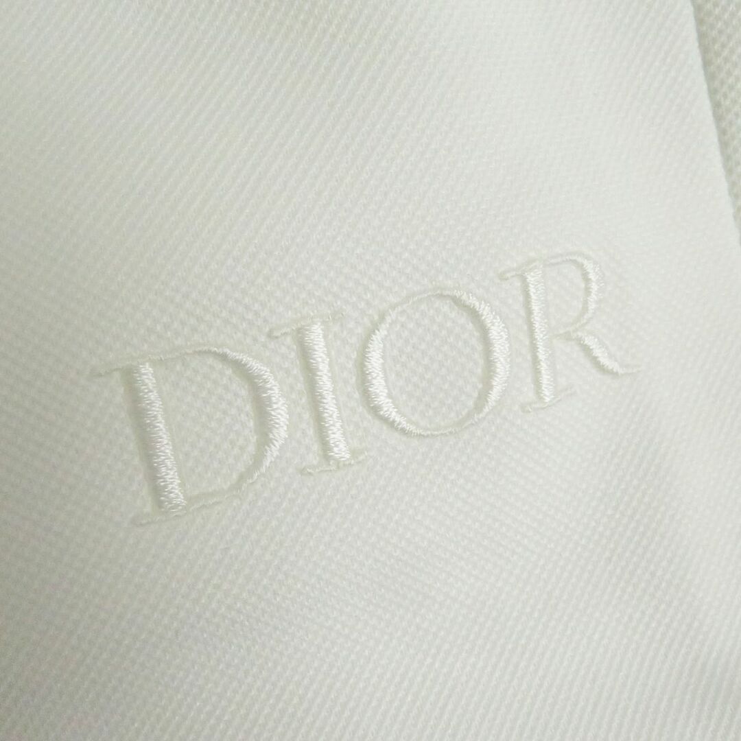 極美品□21AW DIOR/ディオール オム 193J640A0631 オブリーク ロゴ刺繍 アノラックパーカー/ブルゾン グレー/ホワイト L イタリア製 正規品 3