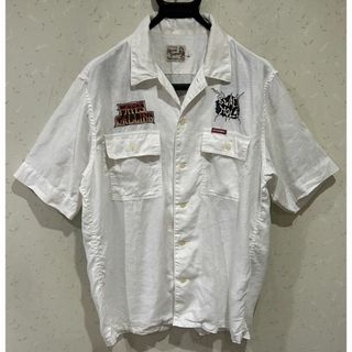 ヒステリックグラマー(HYSTERIC GLAMOUR)の＊ヒステリックグラマー FERGADELIC METAL リネンシャツ L(シャツ)