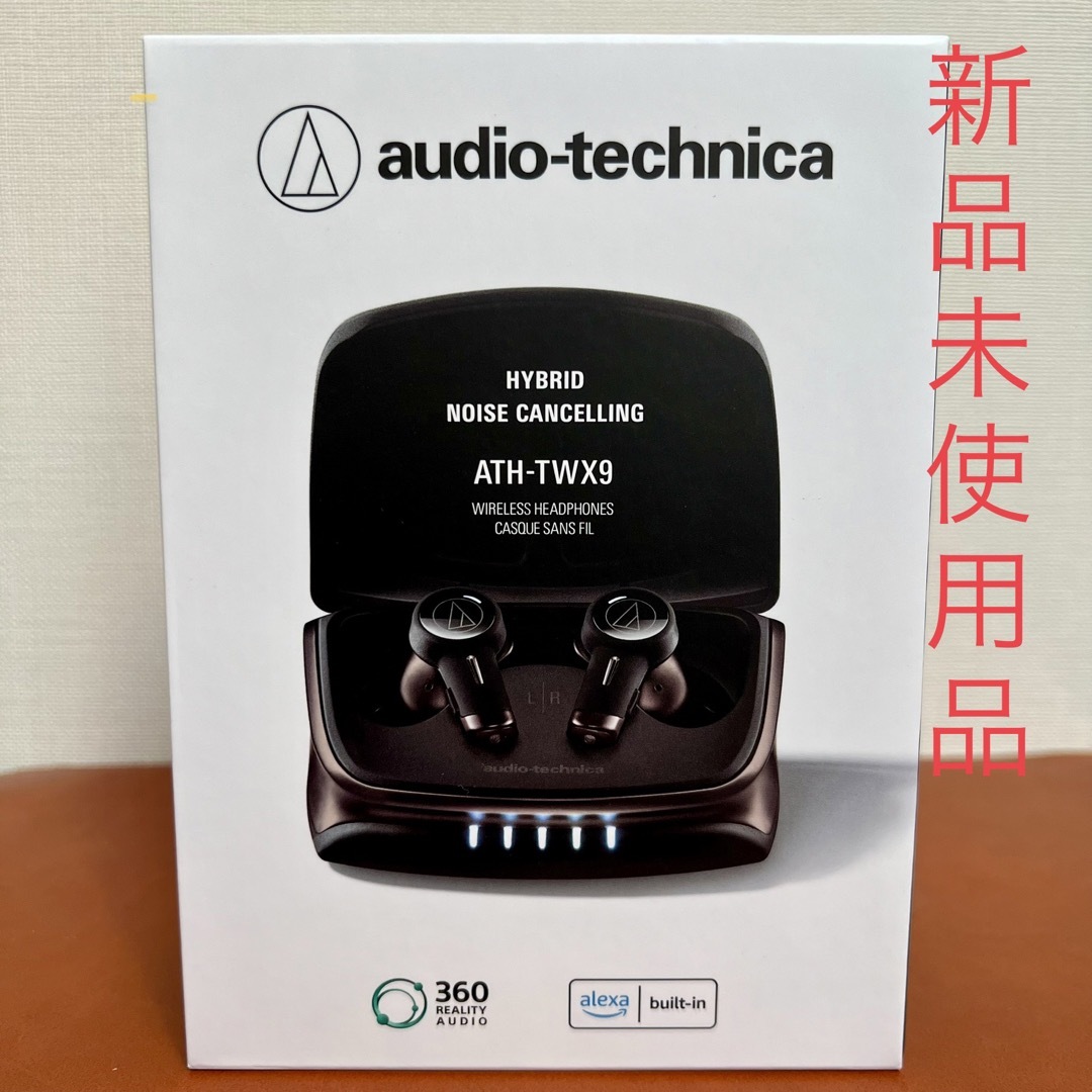新品未使用）audio−technica ワイヤレスイヤホンATH-TWX9