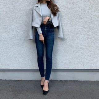 リエンダ(rienda)のリエンダ　Dress Fit H/W DENIM skinny PT(デニム/ジーンズ)