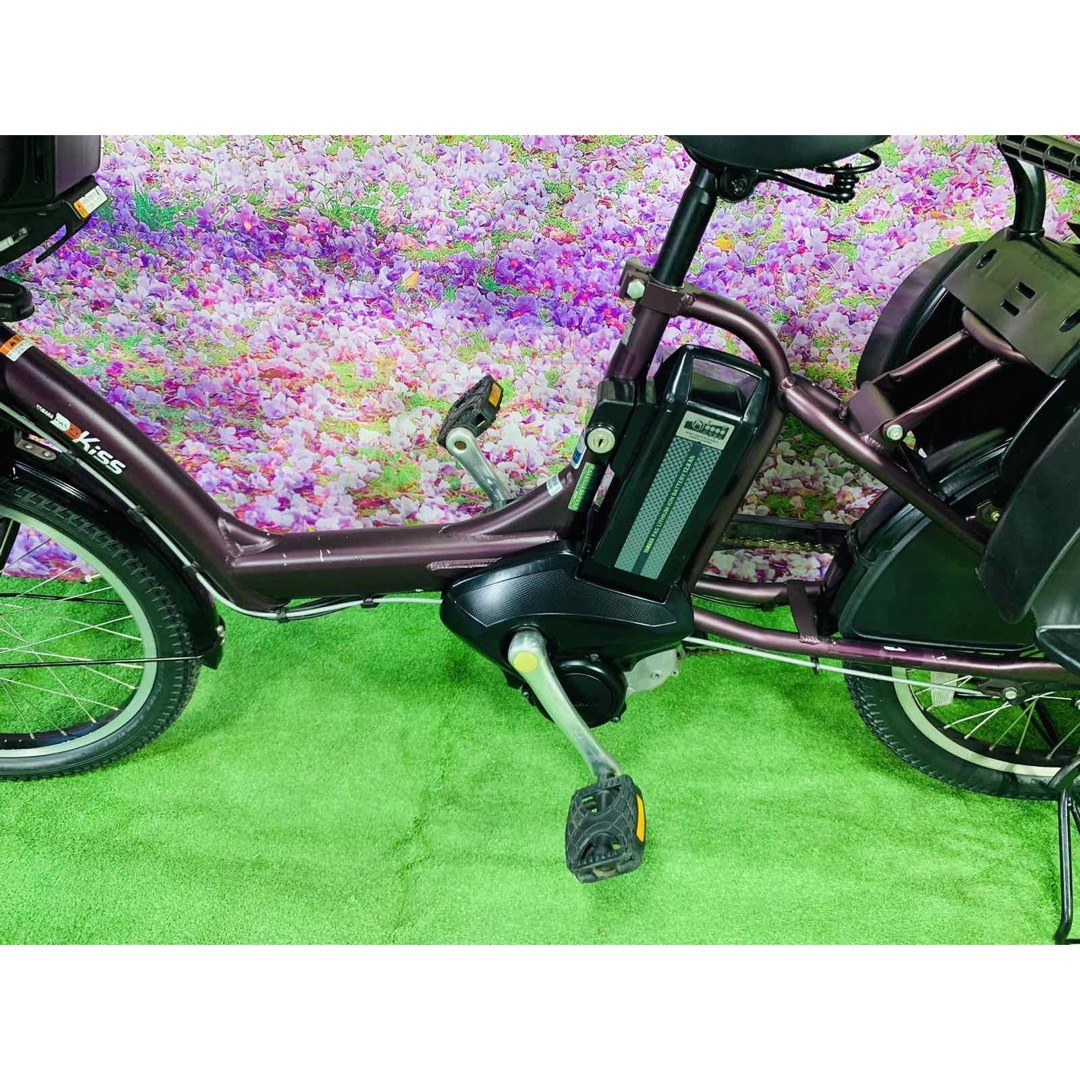 ☆5597子供乗せ電動アシスト自転車ヤマハ3人乗り対応20インチ-