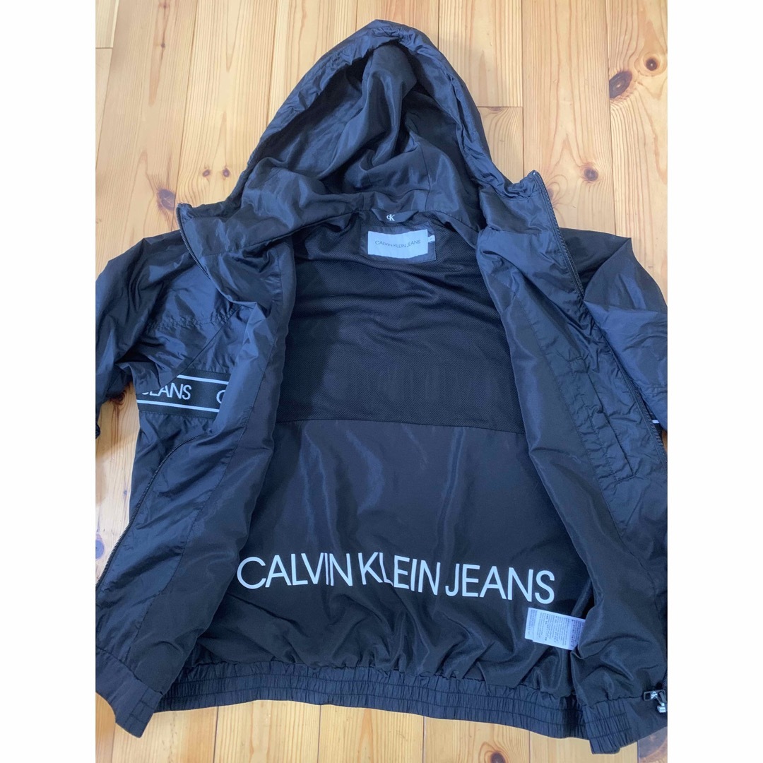 Calvin Klein ナイロンジャケット  パーカー　ブラック