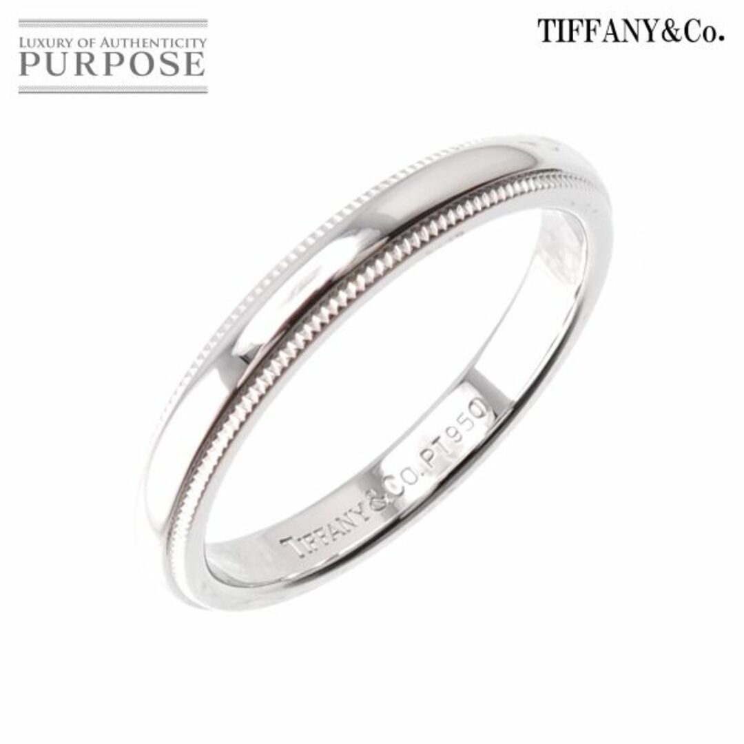 ティファニー TIFFANYu0026Co. ミルグレイン バンド 15号 リング 幅3mm