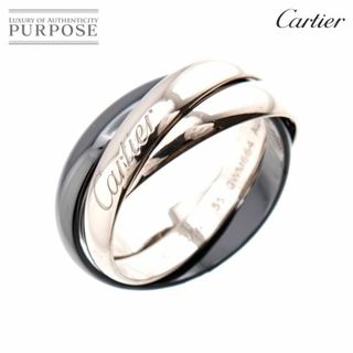 カルティエ Cartier トリニティ #53 リング MM K18 YG WG PG 3連 スリーゴールド スリーカラー 750 指輪 VLP 90203765