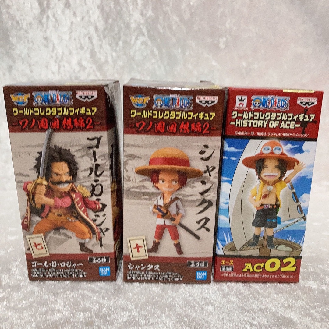 5個 ONEPIECE MEGAワールドコレクタブルフィギュア 　白ひげ　メリー 6