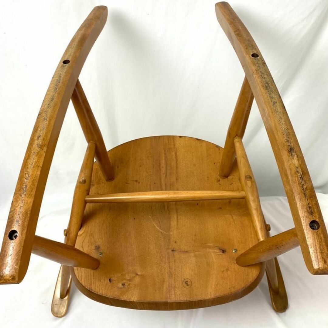 貴重 1960年 英国 Ercol アーコール ゴールドスミス ロッキングチェア 6